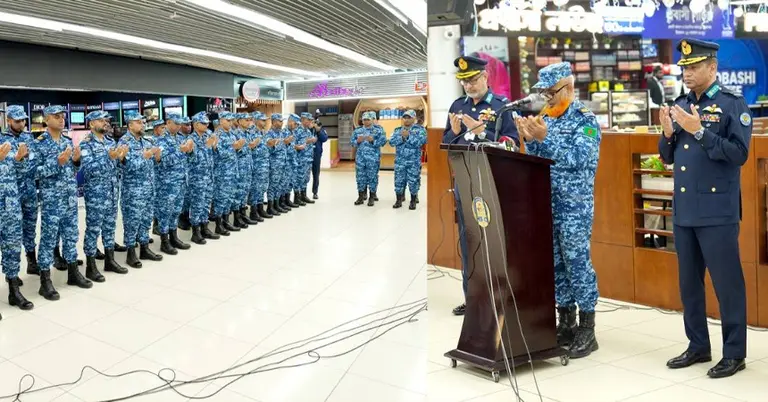 বিমান বাহিনীর শান্তিরক্ষা কন্টিনজেন্ট প্রতিস্থাপন